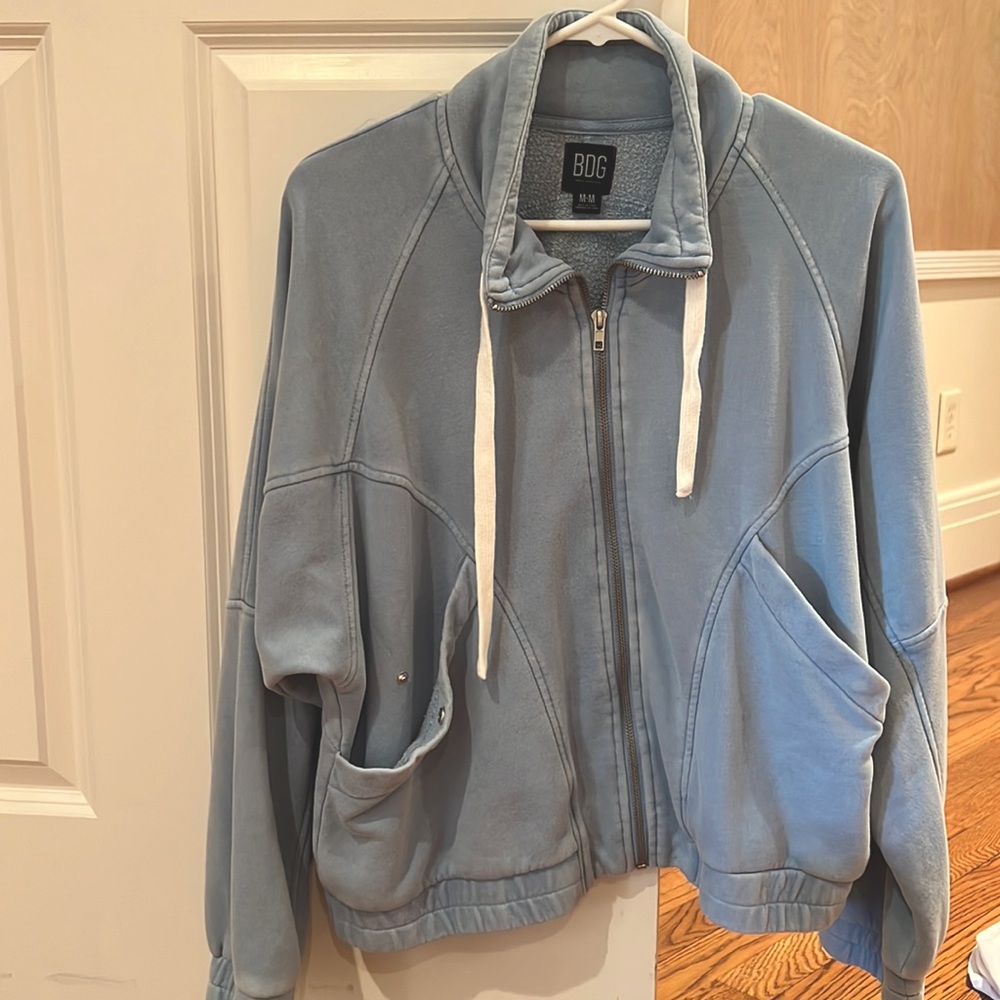 COPY - Urban Outfitters blue zip up
